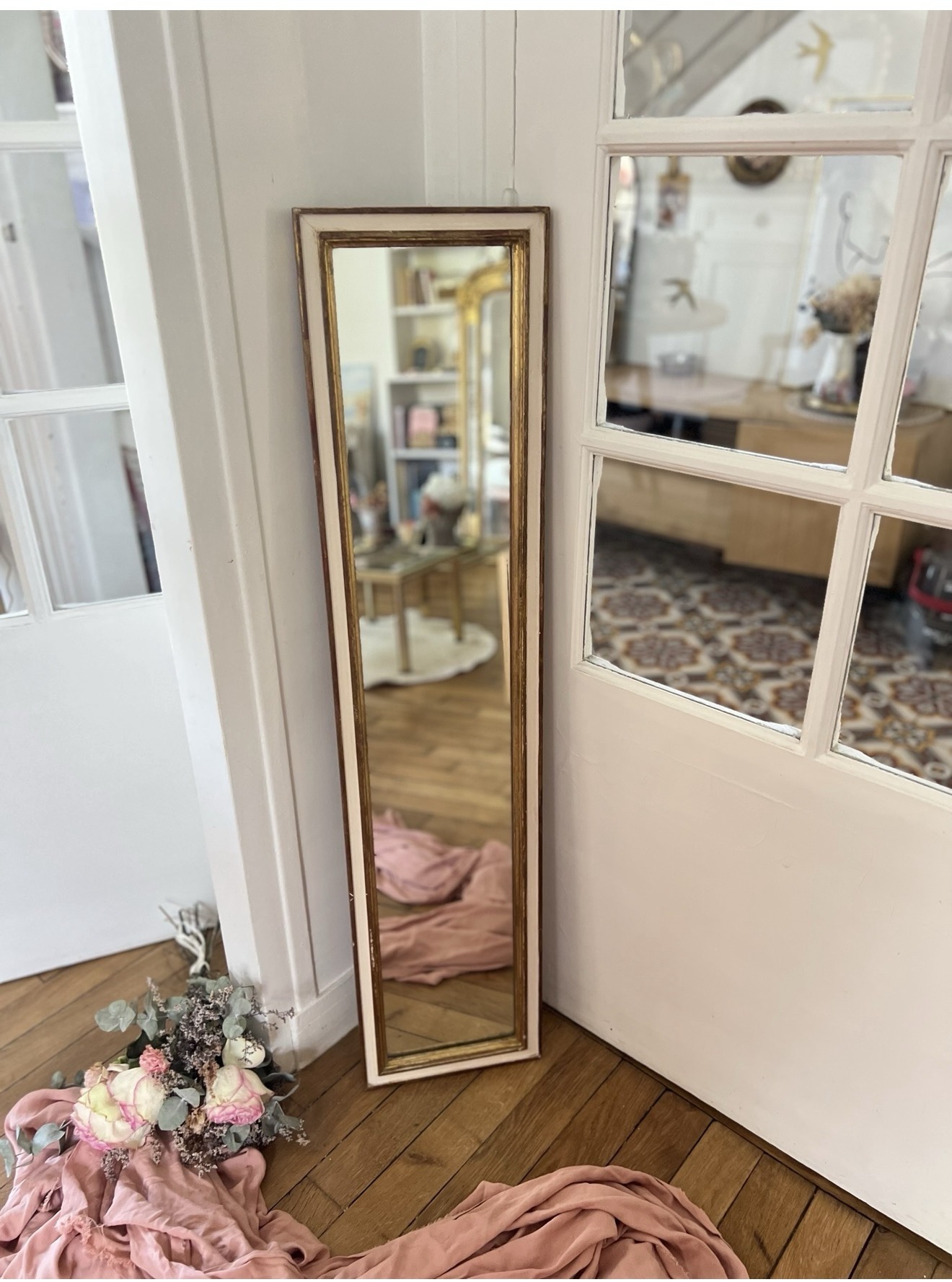 Miroir rectangulaire ancien