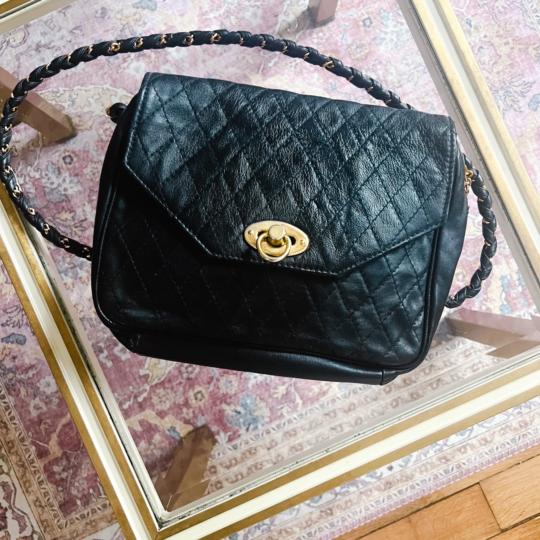 Sac cuir vintage