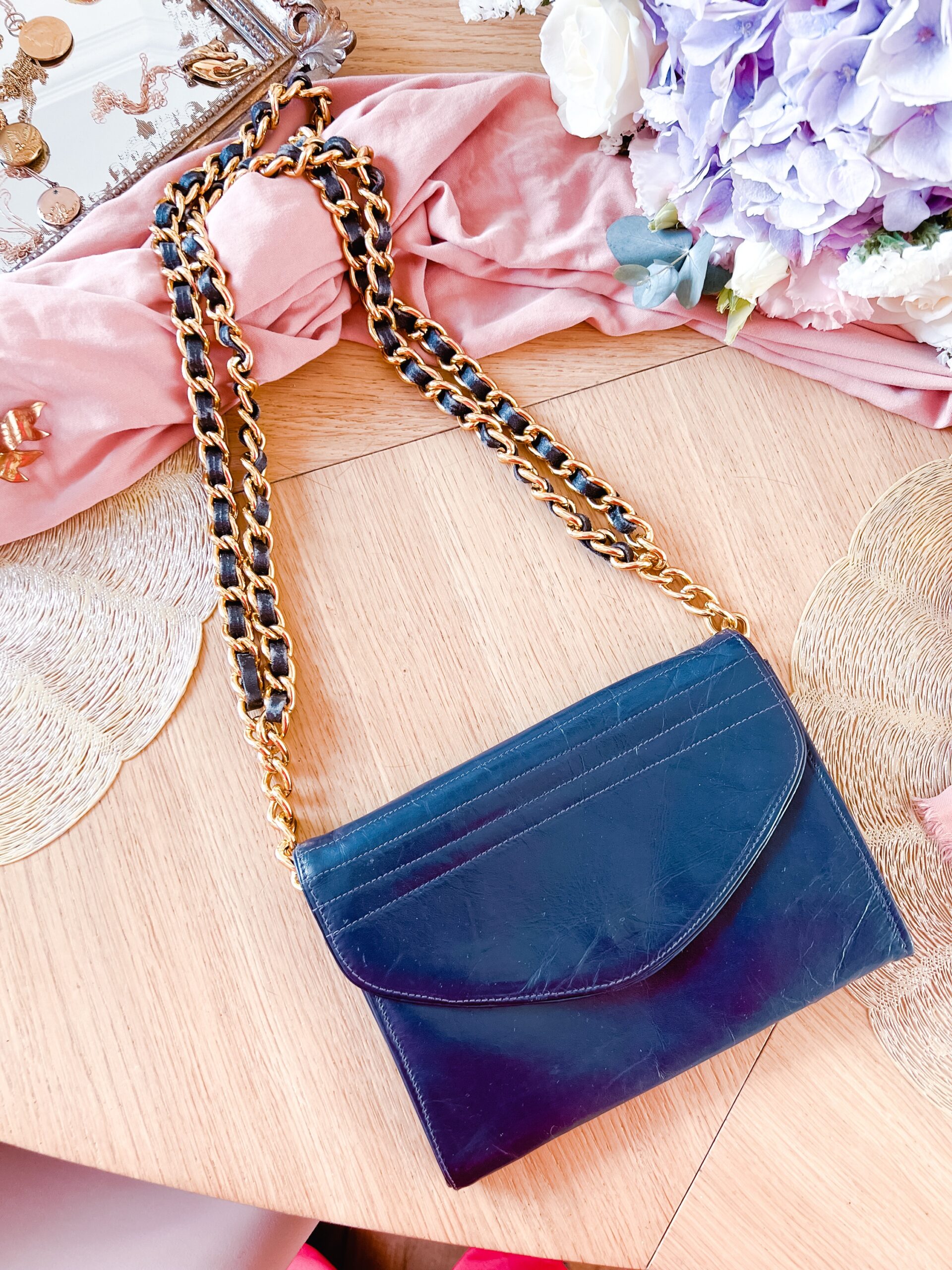 Sac cuir vintage