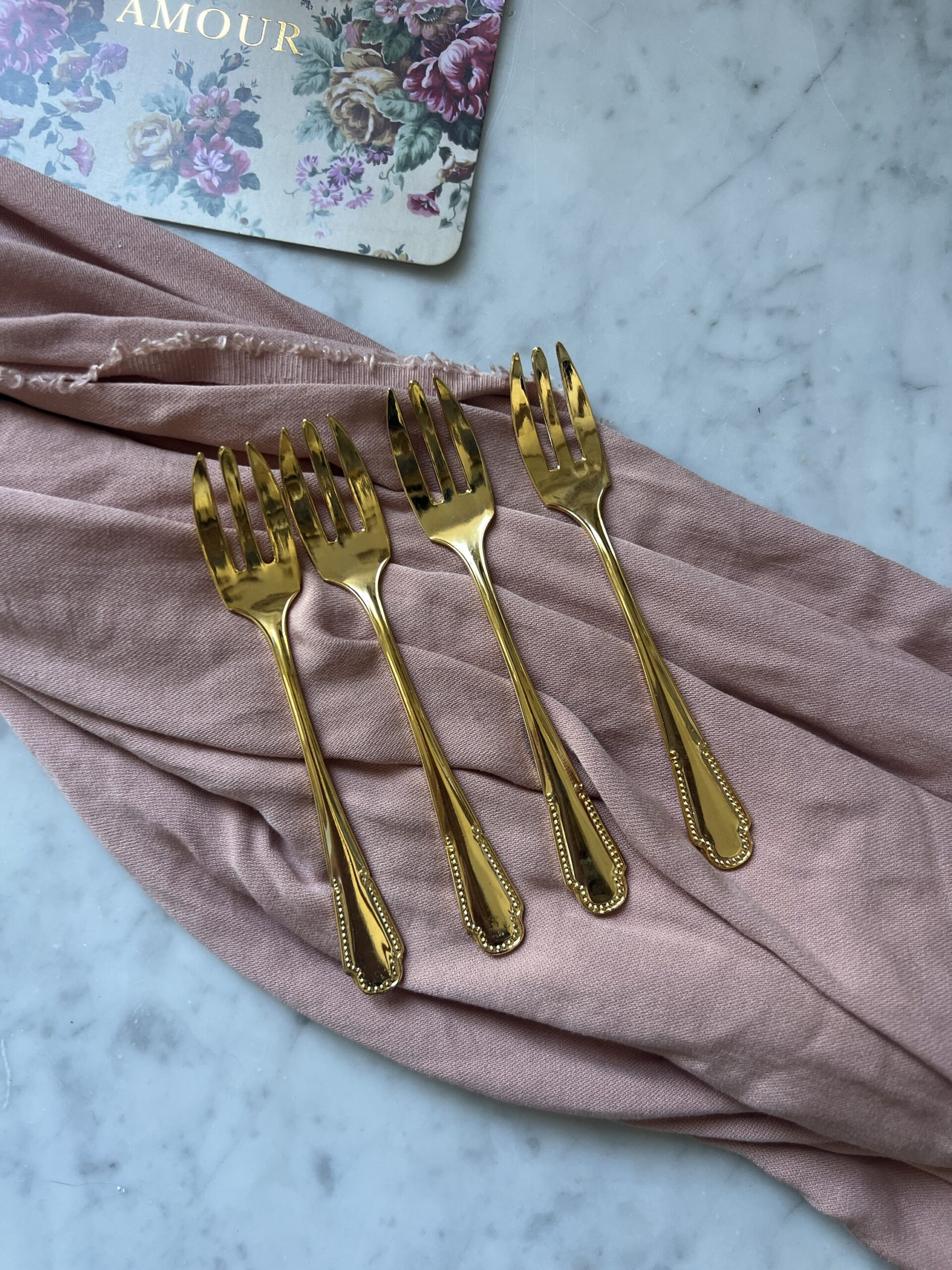 Lot de 4 petites fourchettes