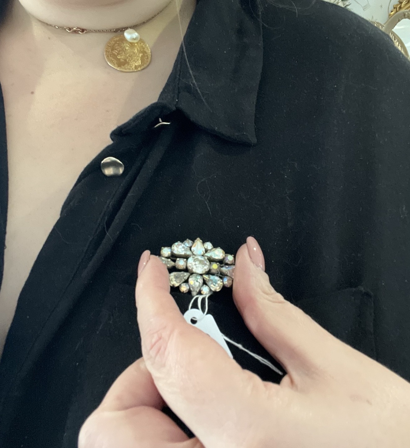 Broche pierre « Natacha » – Image 2