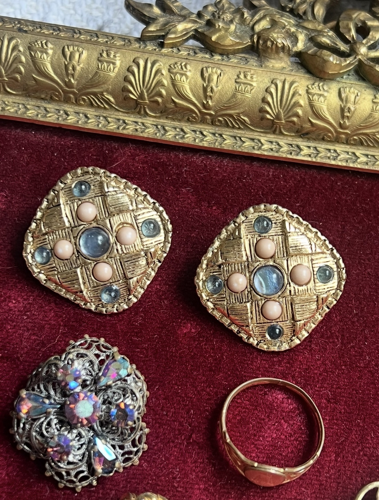 Boucles d’oreilles carrés