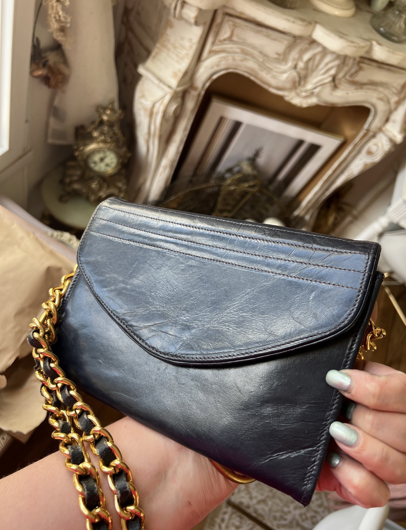 Sac cuir vintage – Image 4