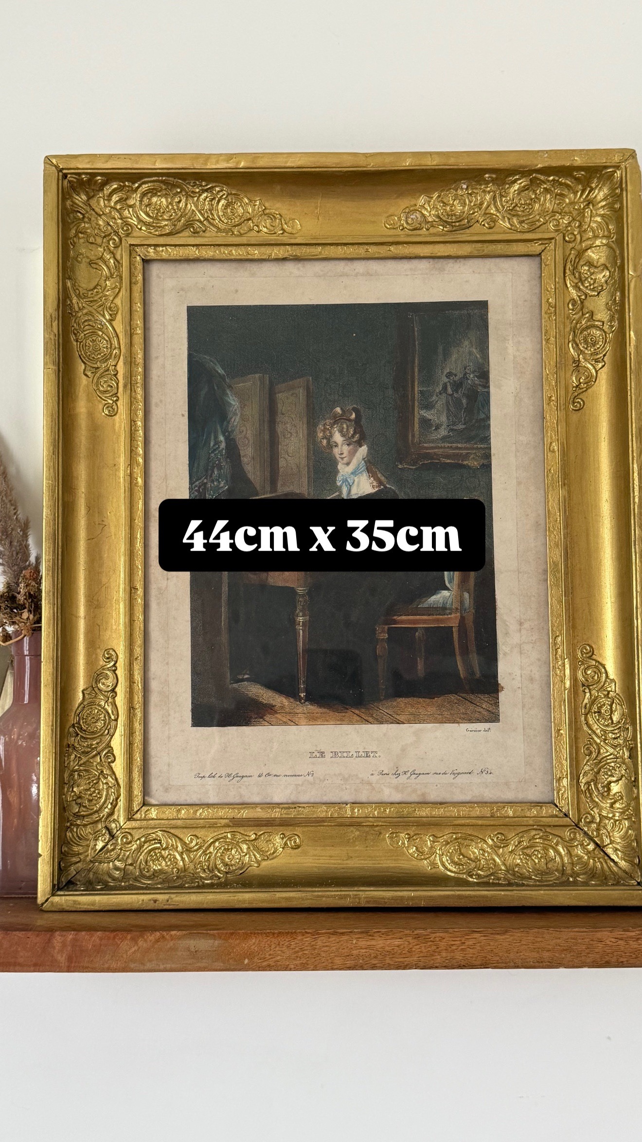 Gravure « Le billet » – Image 3