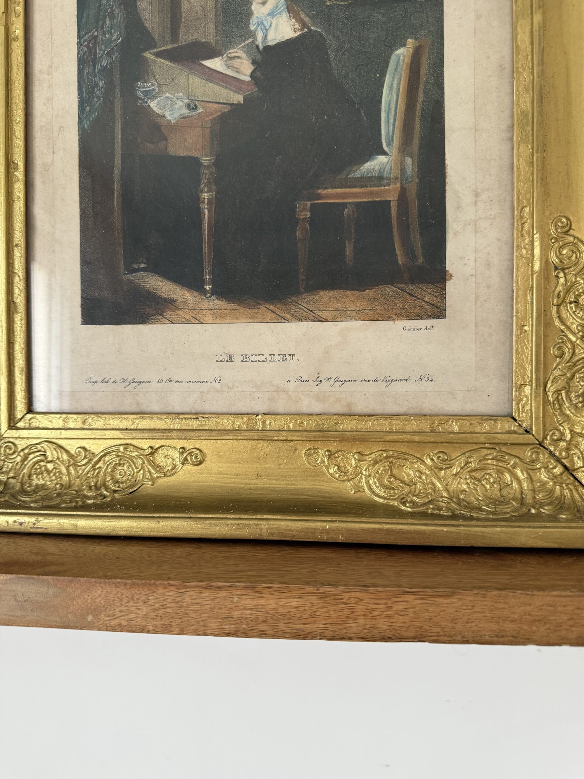 Gravure « Le billet » – Image 4