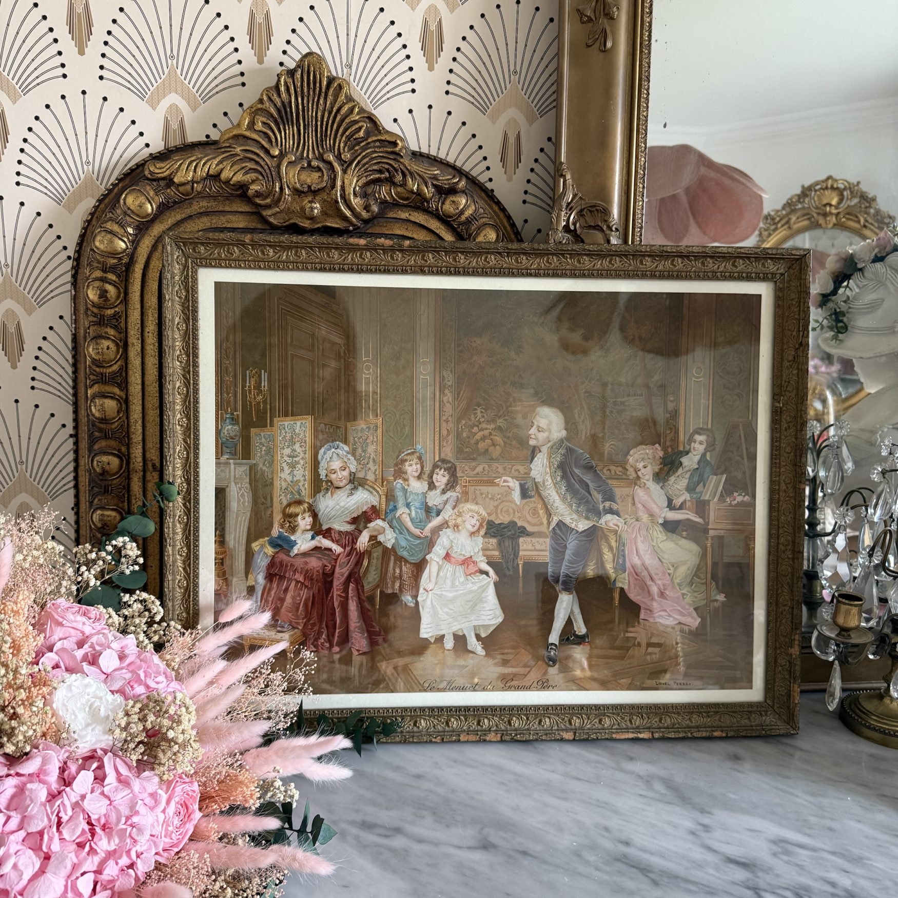 Gravure « Le Menuet »