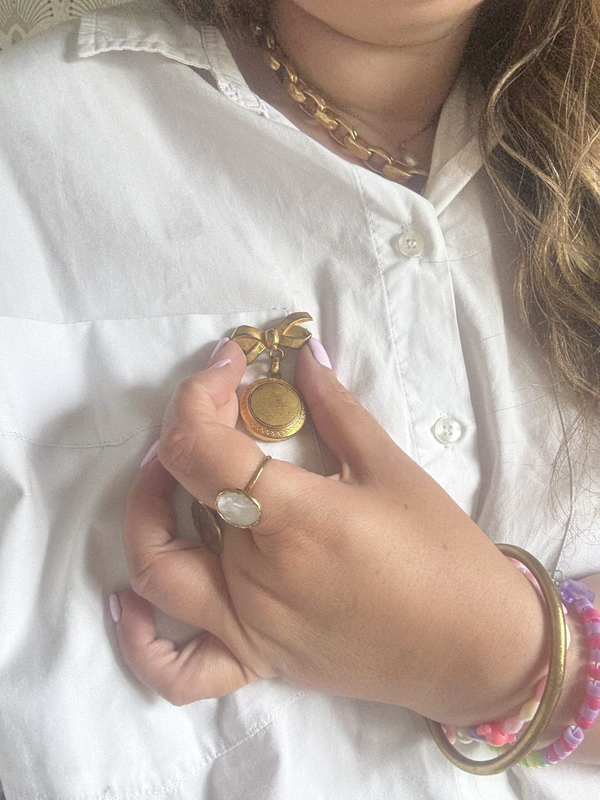 Broche noeud laiton – Image 5