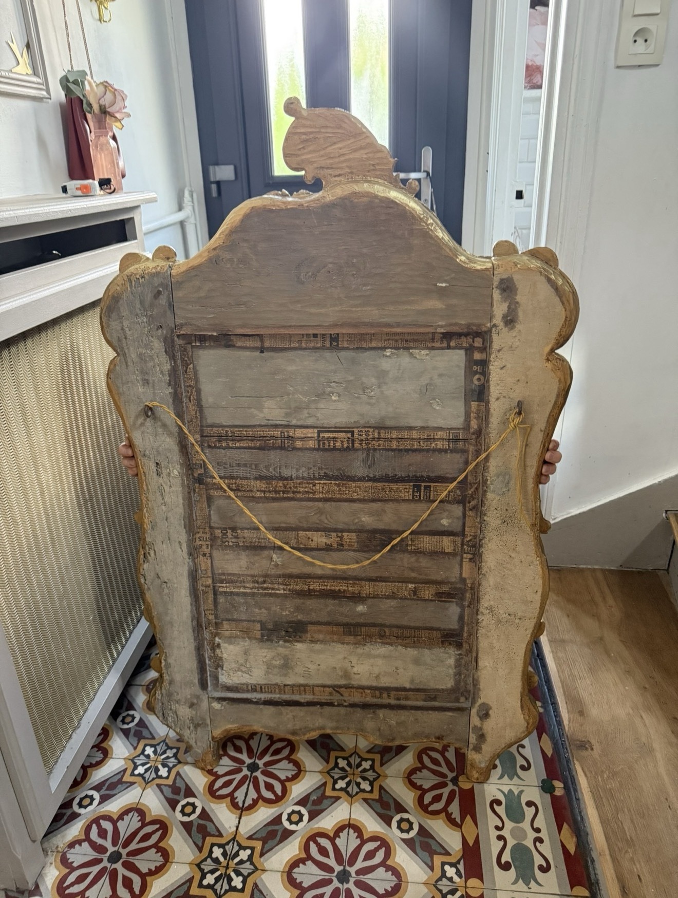 Miroir parecloses ancien – Image 4
