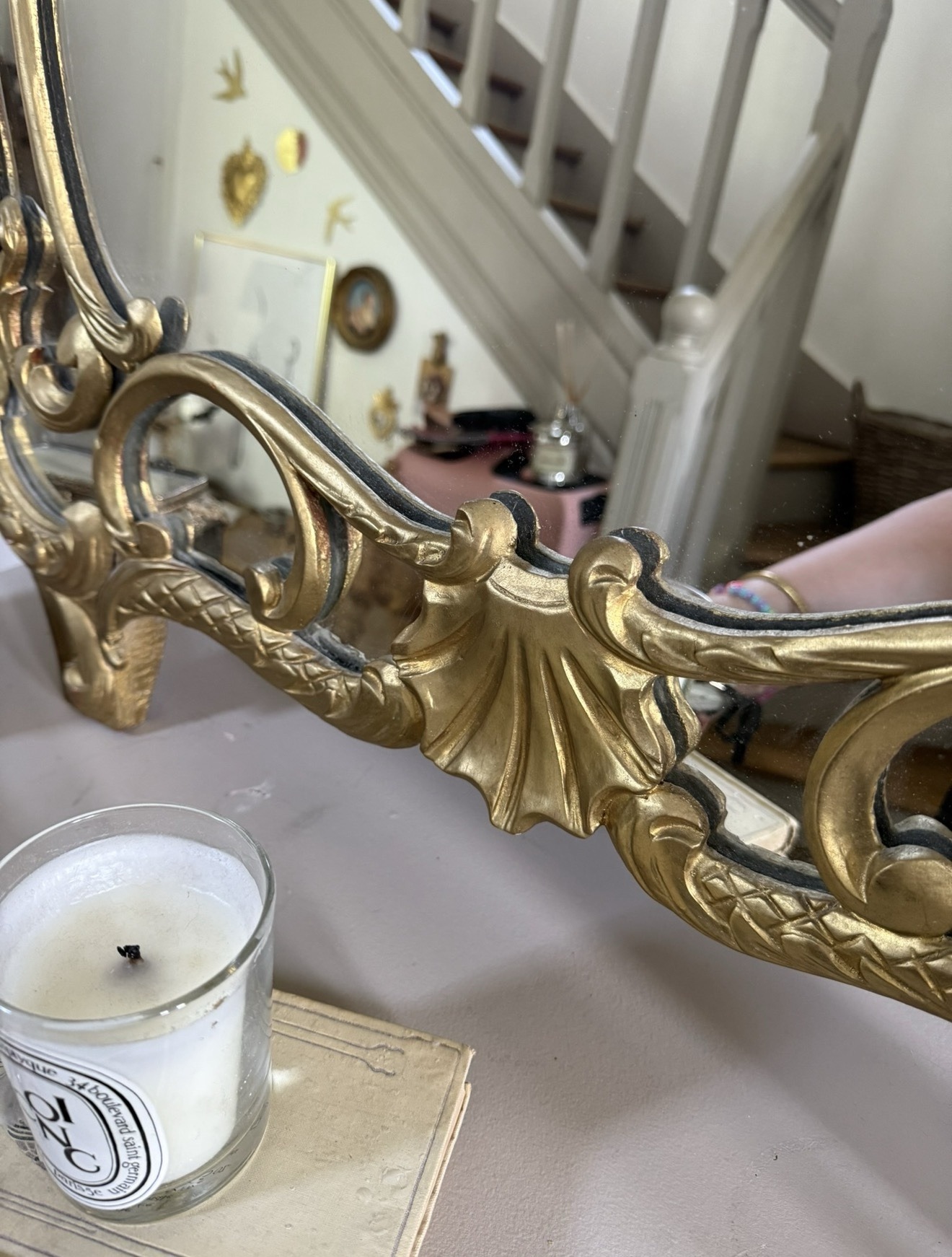 Miroir parecloses ancien – Image 3