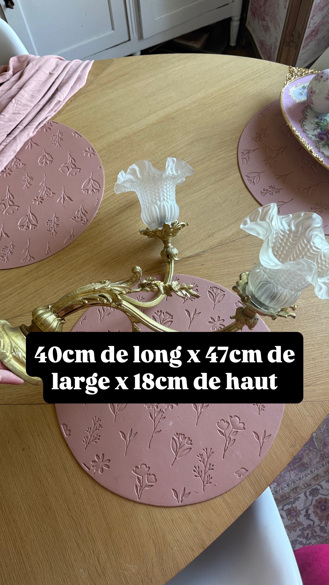 Grande applique bronze – Image 2