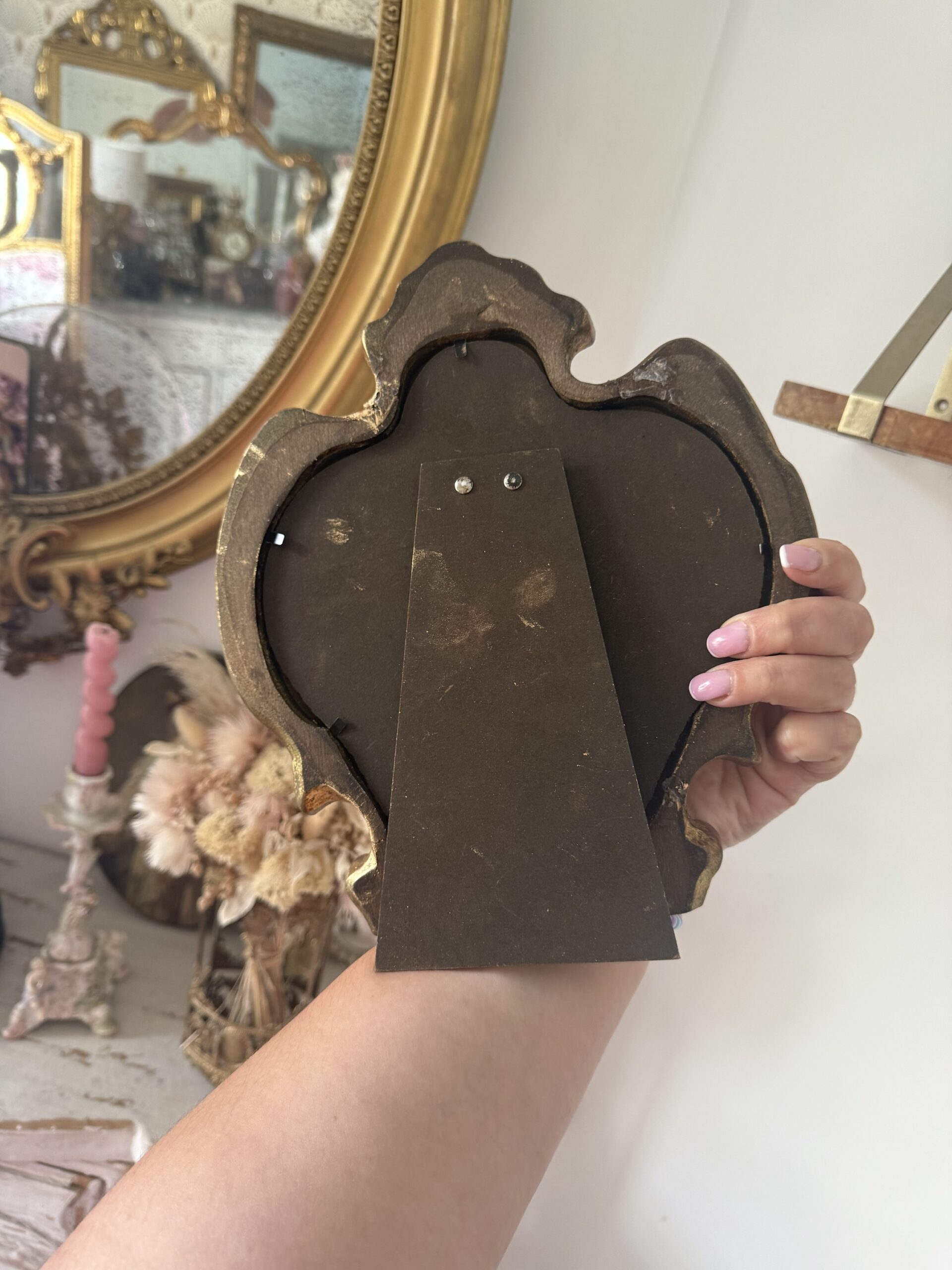 Miroir sur pied rocaille – Image 4