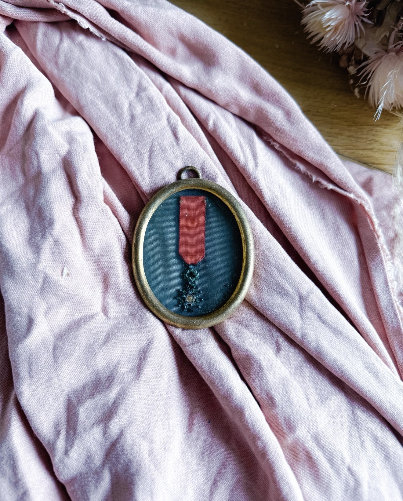 Médaille encadrée
