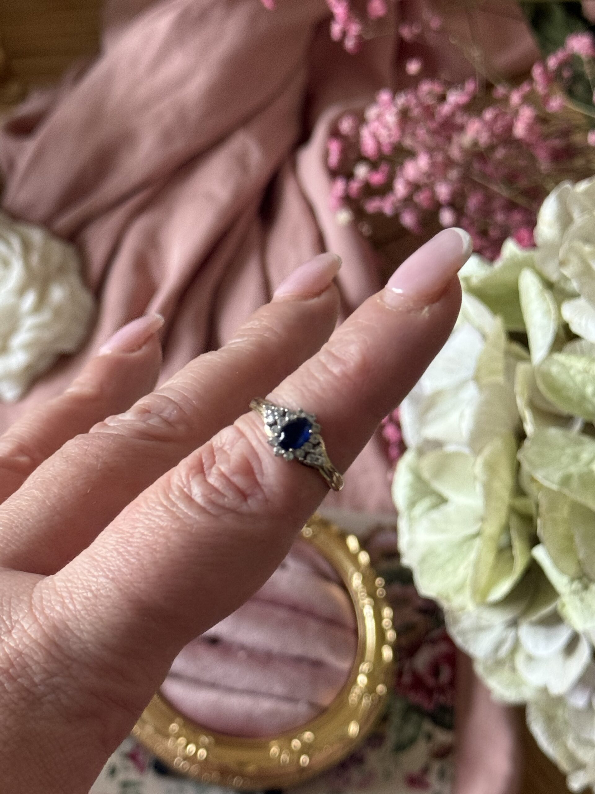 Bague pierre bleue – Image 2