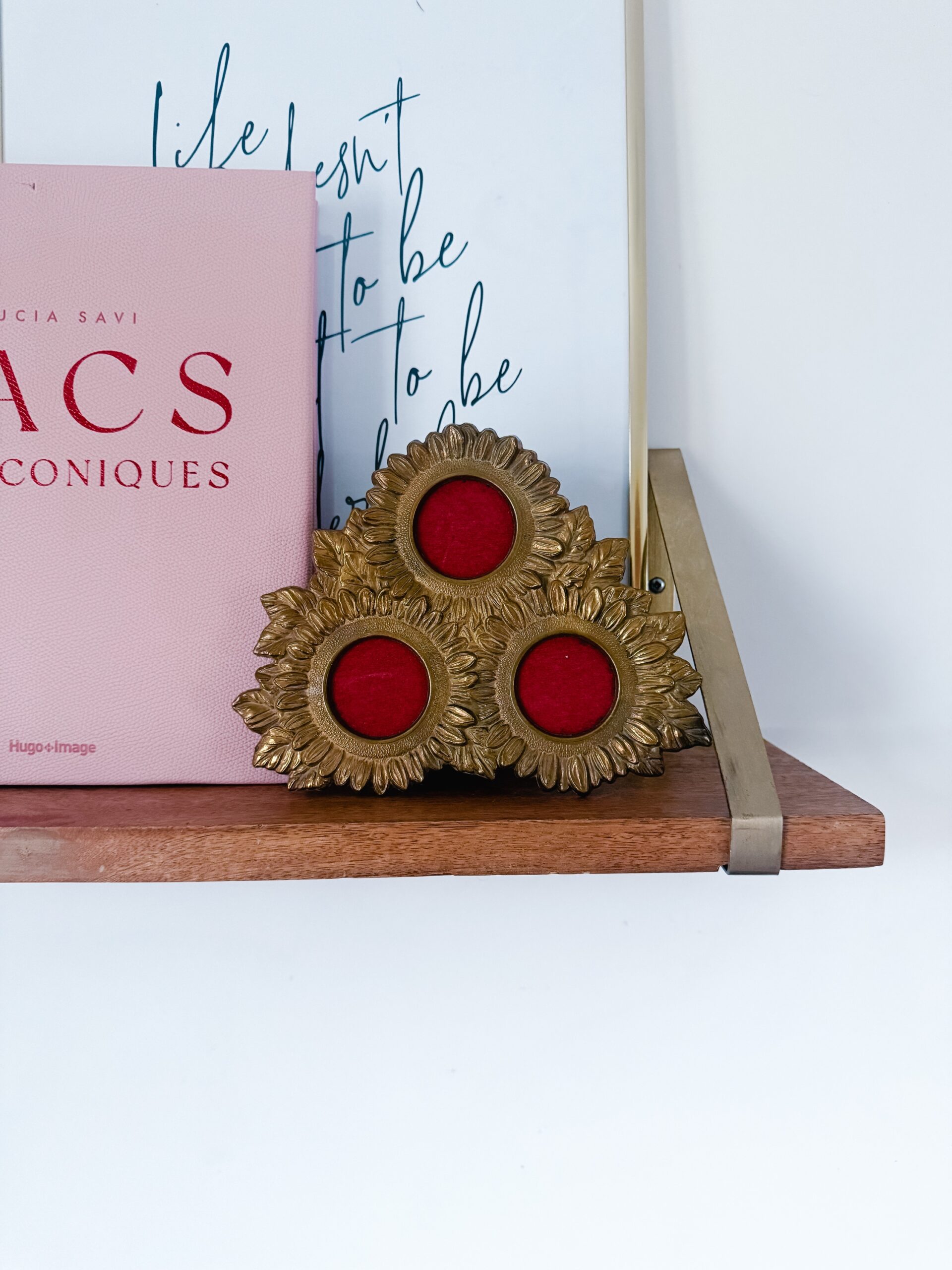 Cadre triptyque fleurs