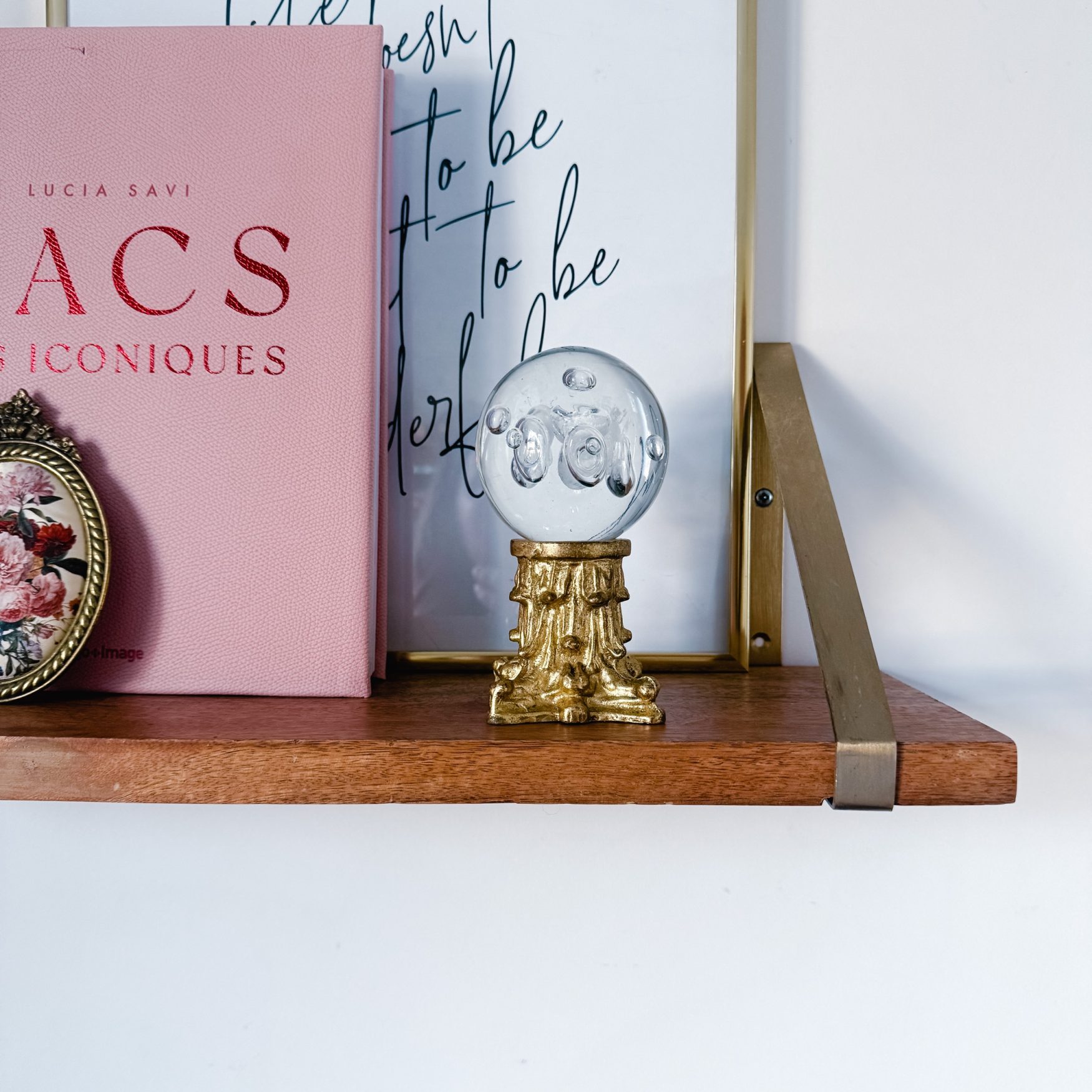 Boule de cristal bronze