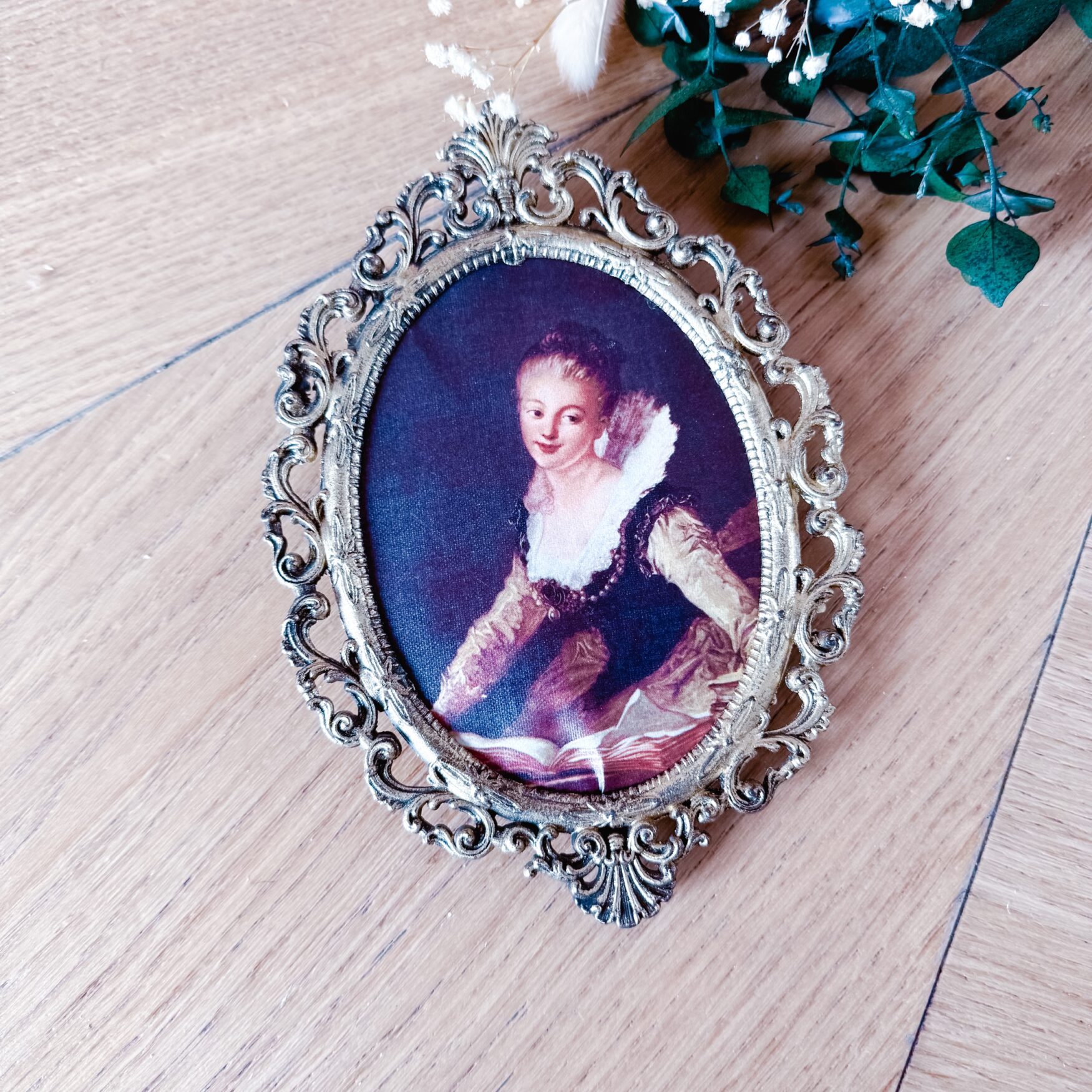 Cadre rocaille portrait