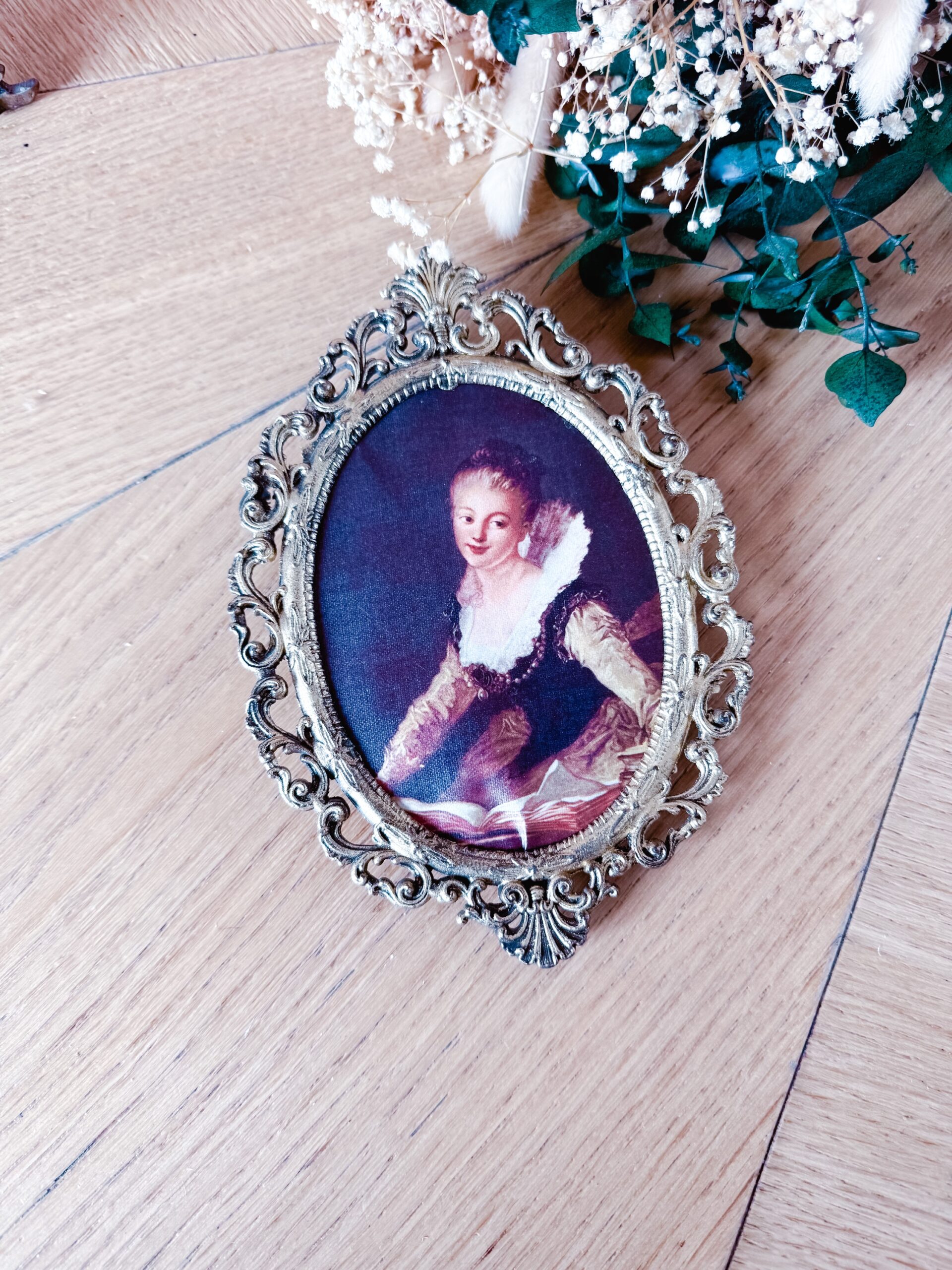 Cadre rocaille portrait