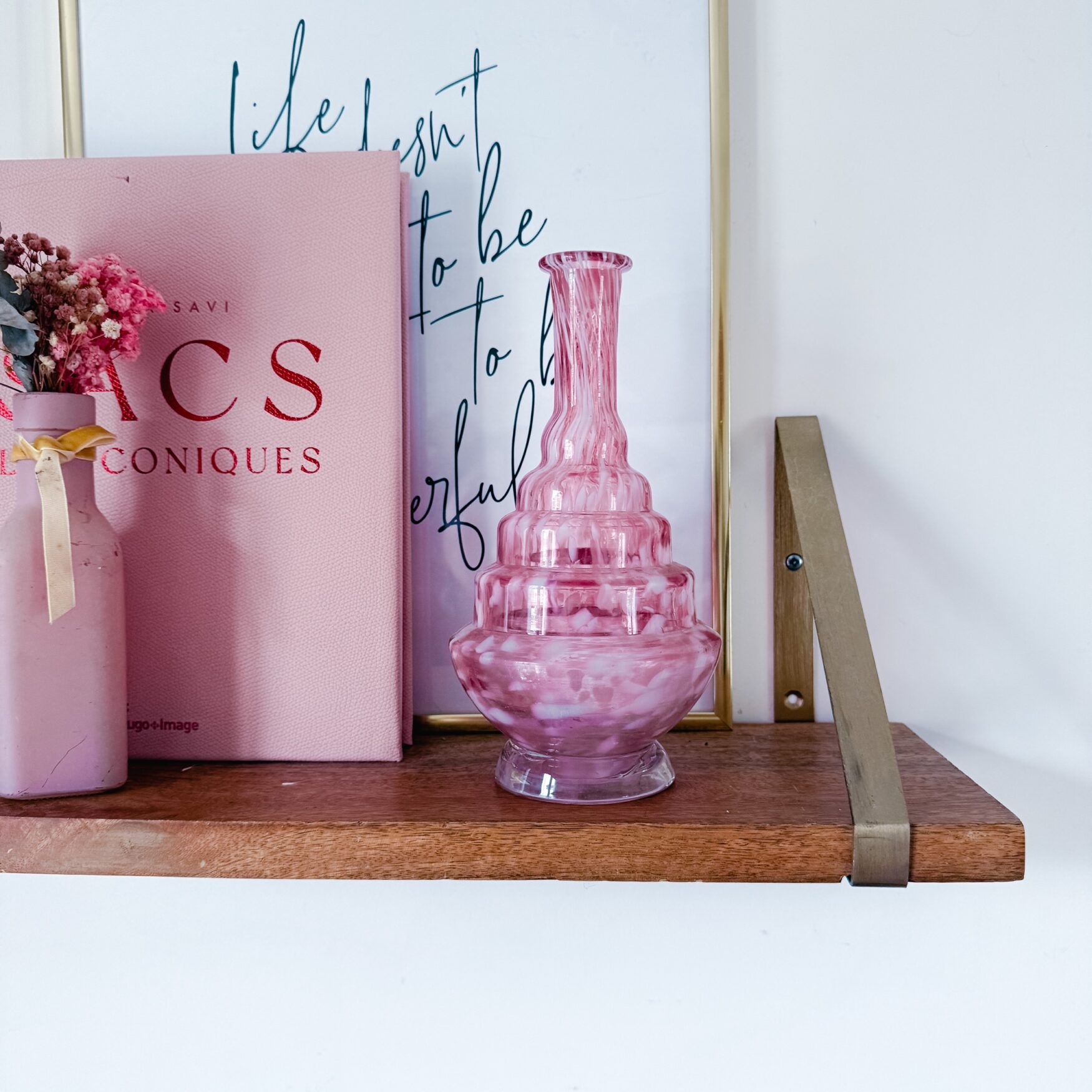 Vase rose