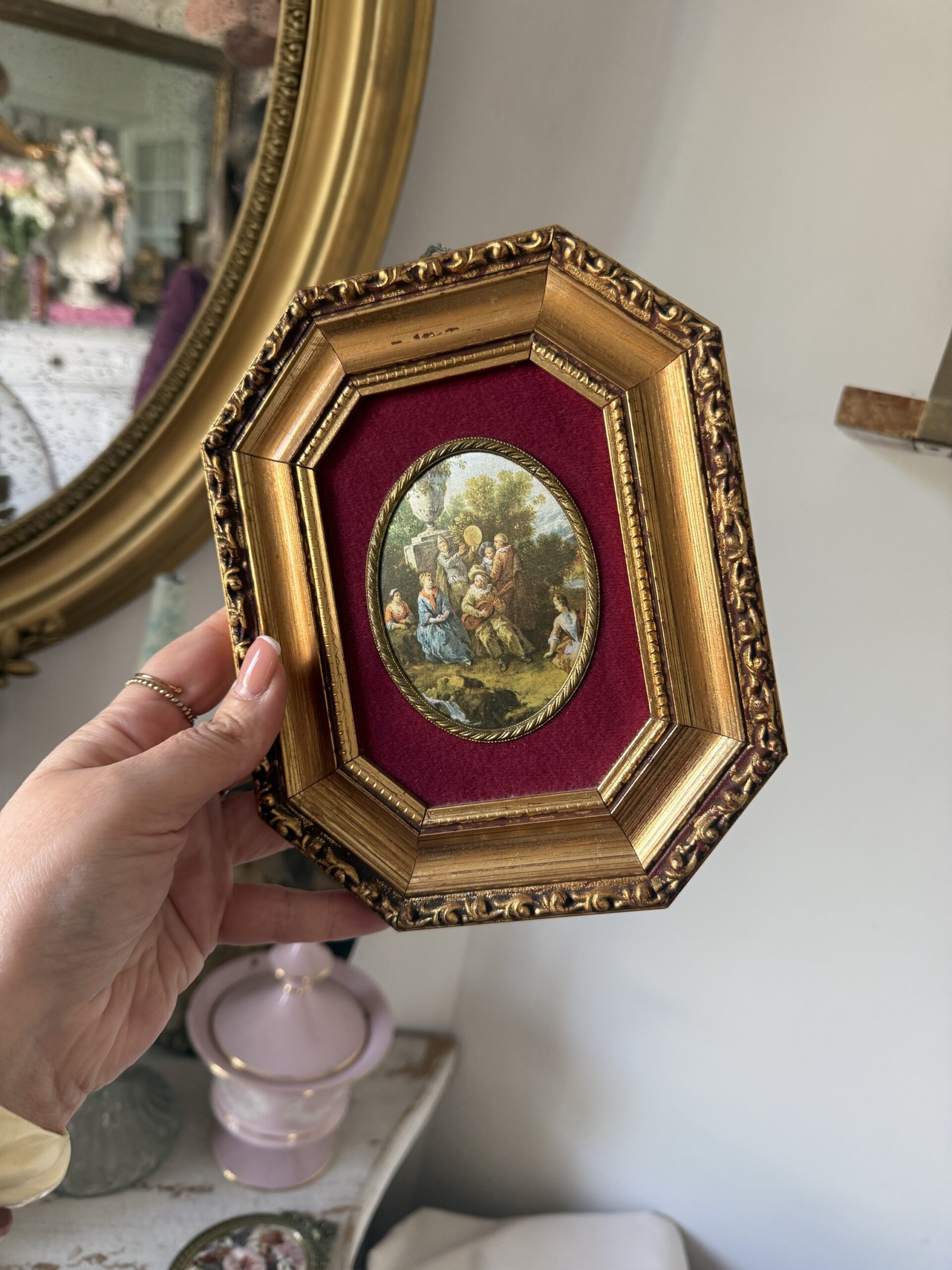 Cadre peinture sur soie – Image 2