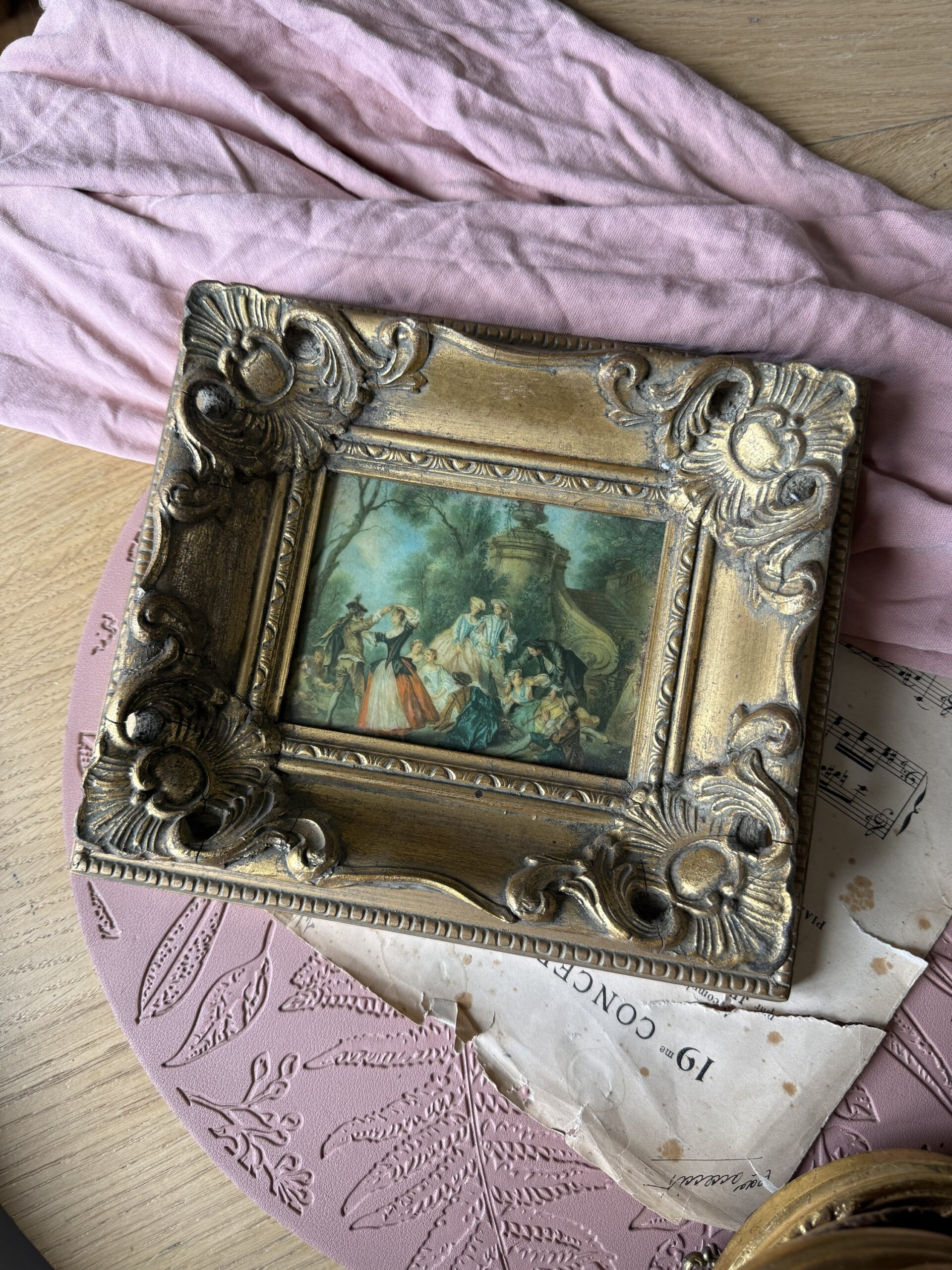 Tableau scène galante – Image 4