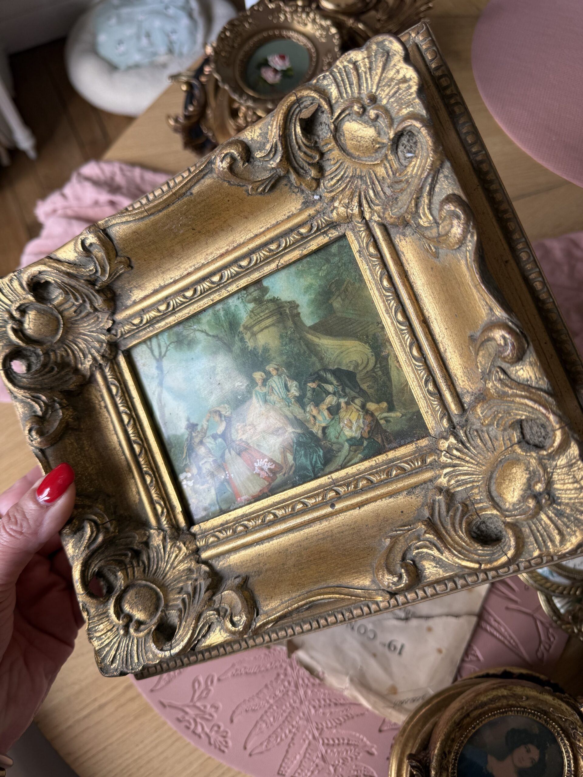 Tableau scène galante – Image 3