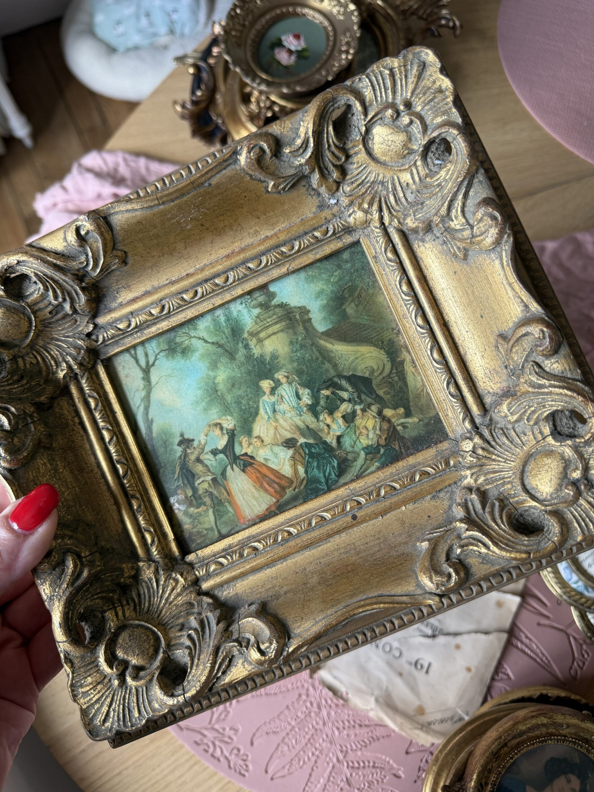 Tableau scène galante – Image 2