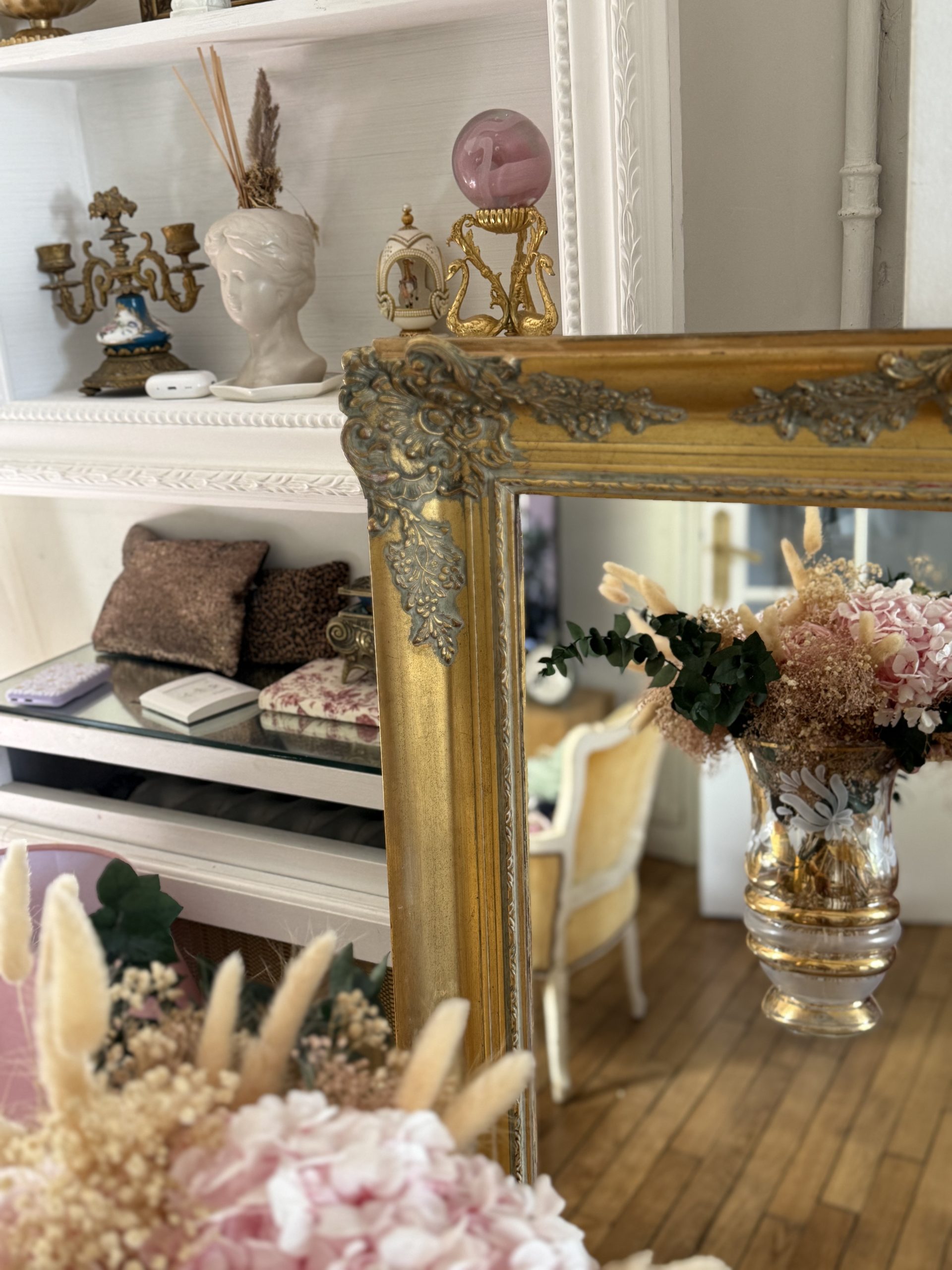Grand miroir doré – Image 3