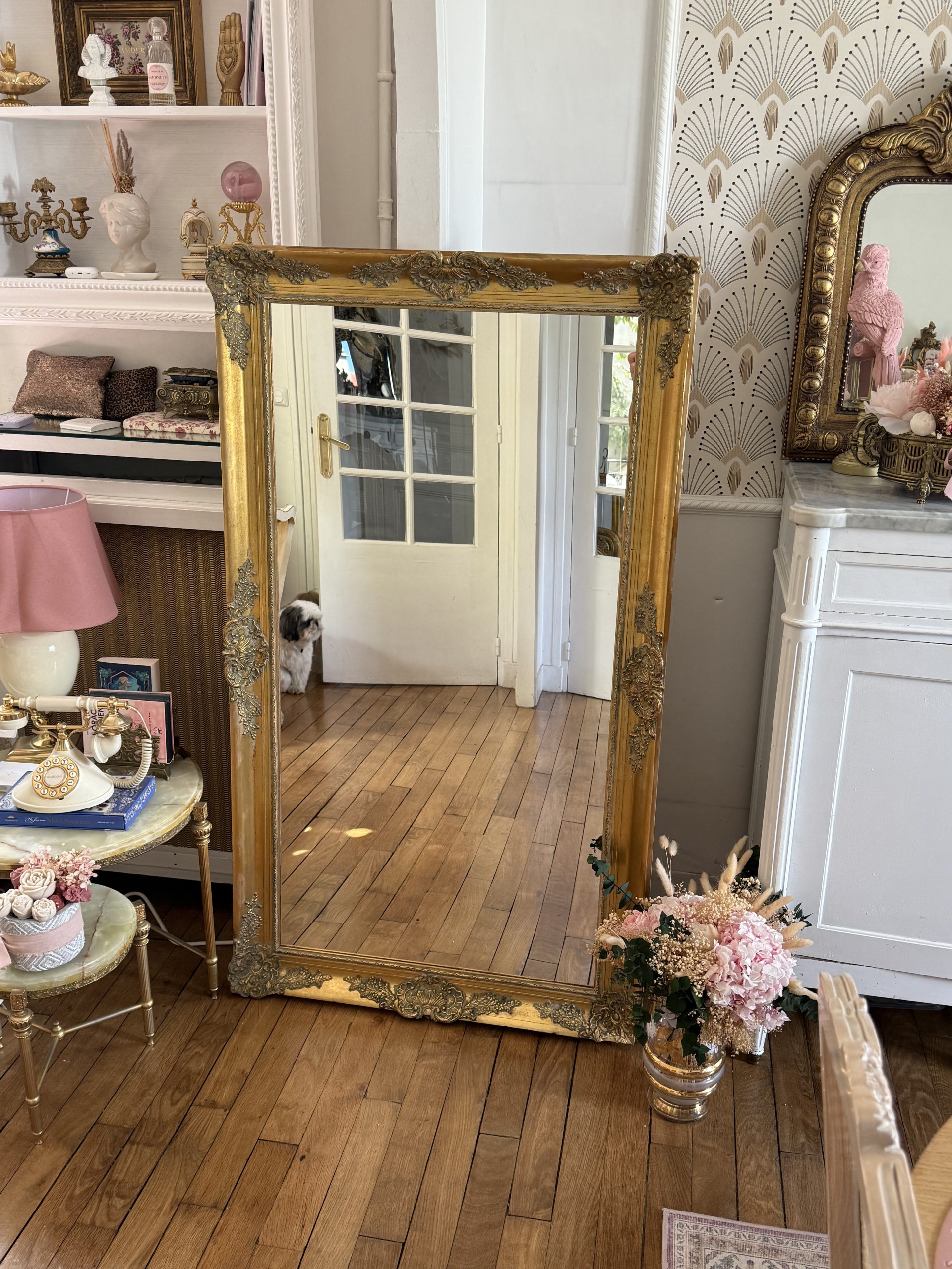 Grand miroir doré – Image 10