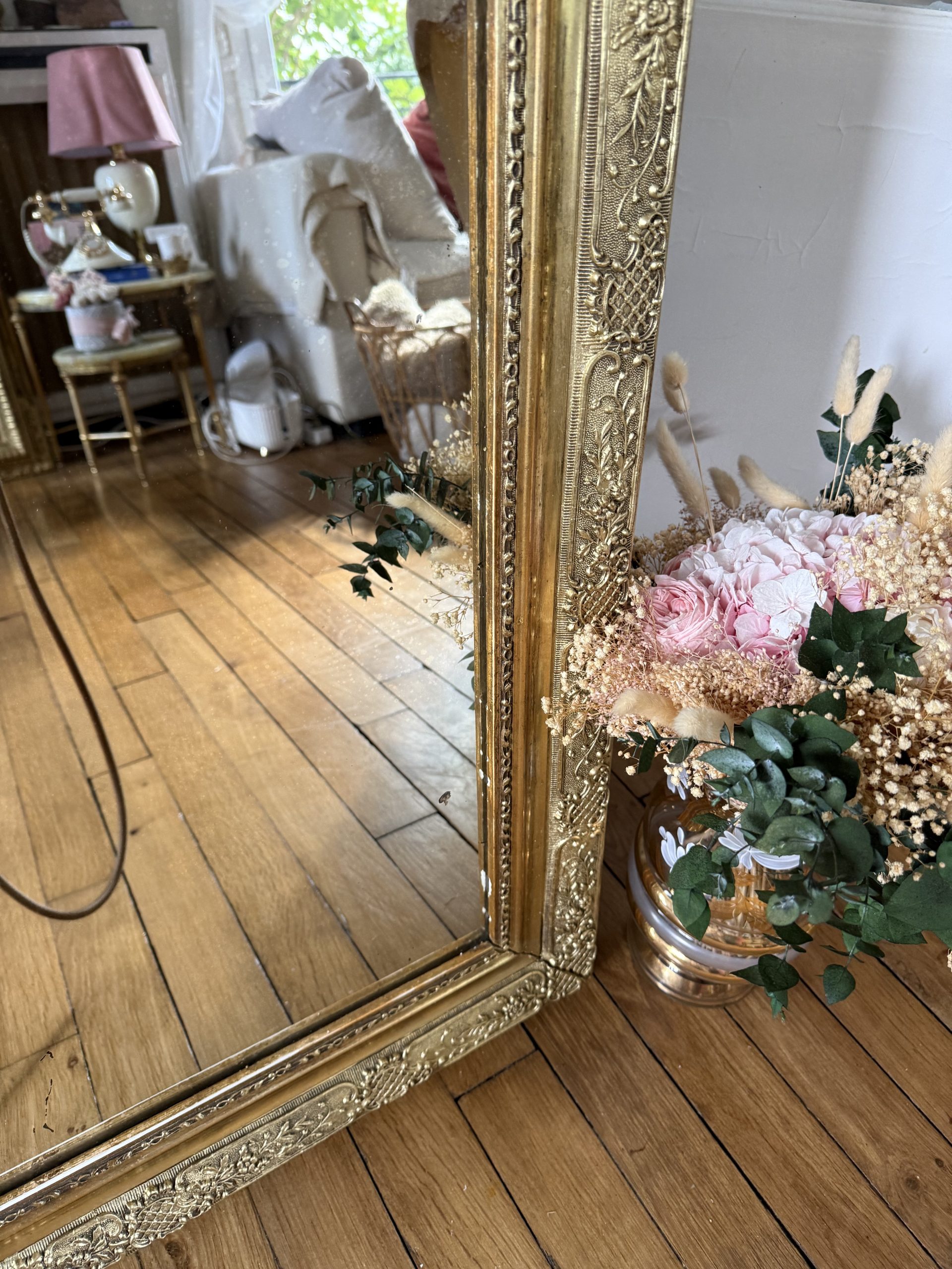 Miroir fronton Louis Philippe – Image 3
