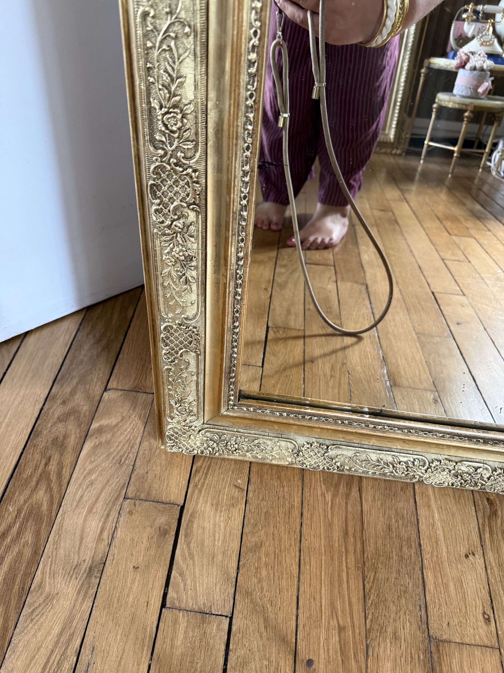 Miroir fronton Louis Philippe – Image 4