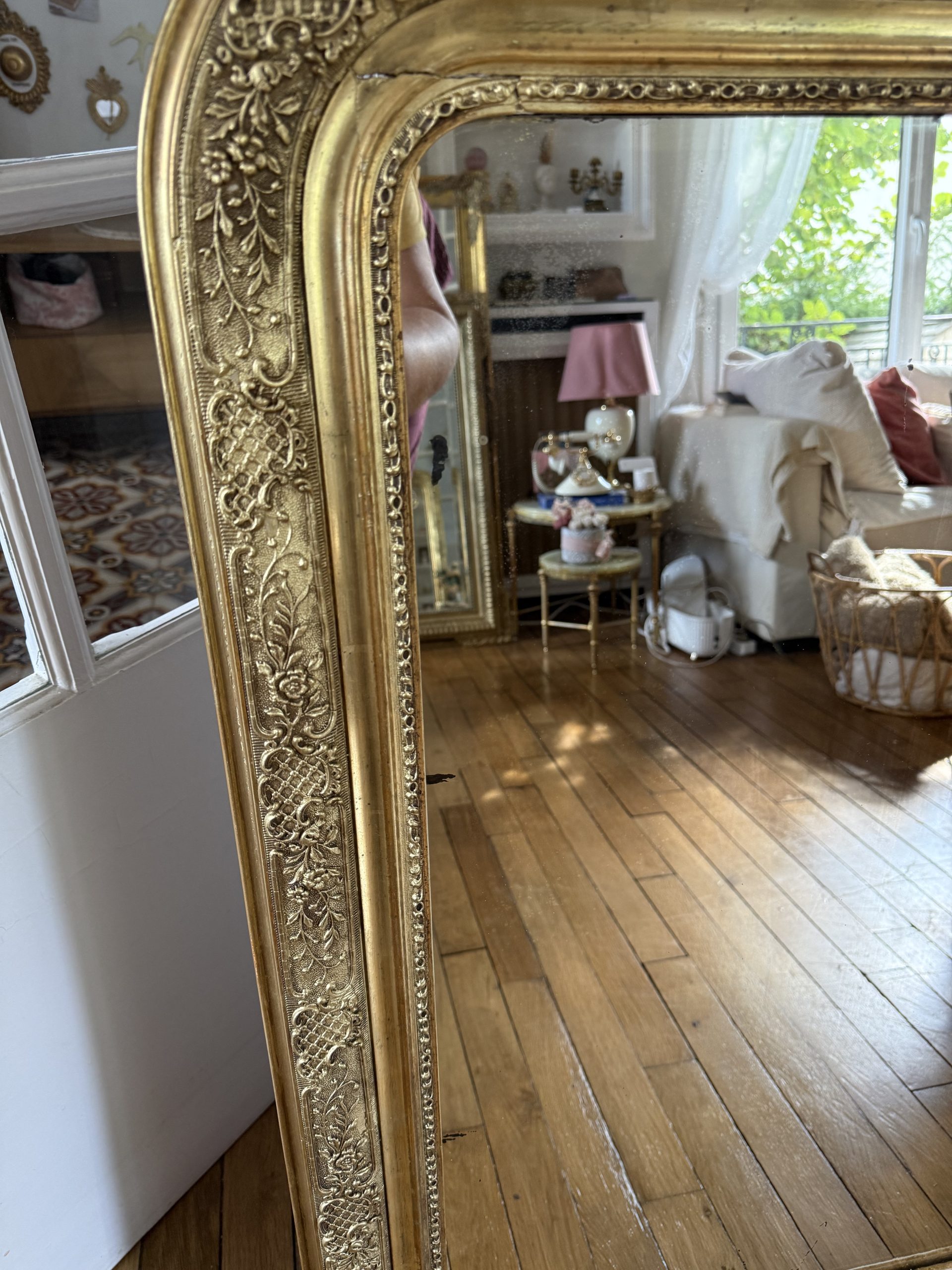 Miroir fronton Louis Philippe – Image 5
