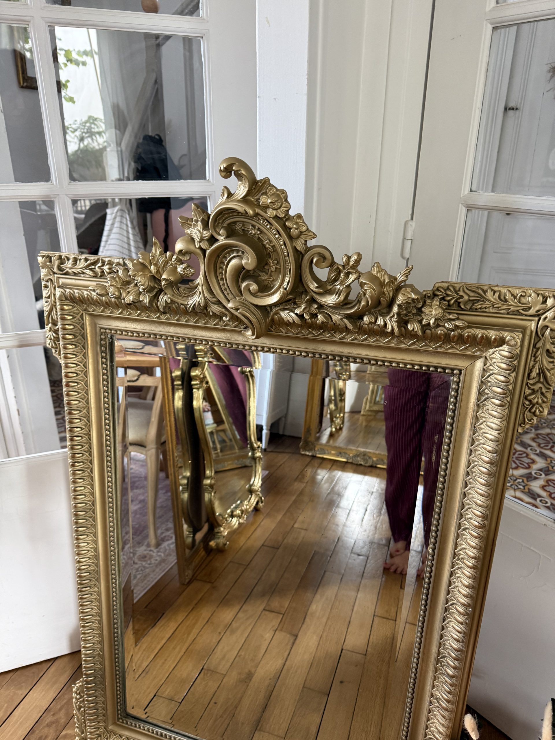 Miroir rocaille ancien – Image 7