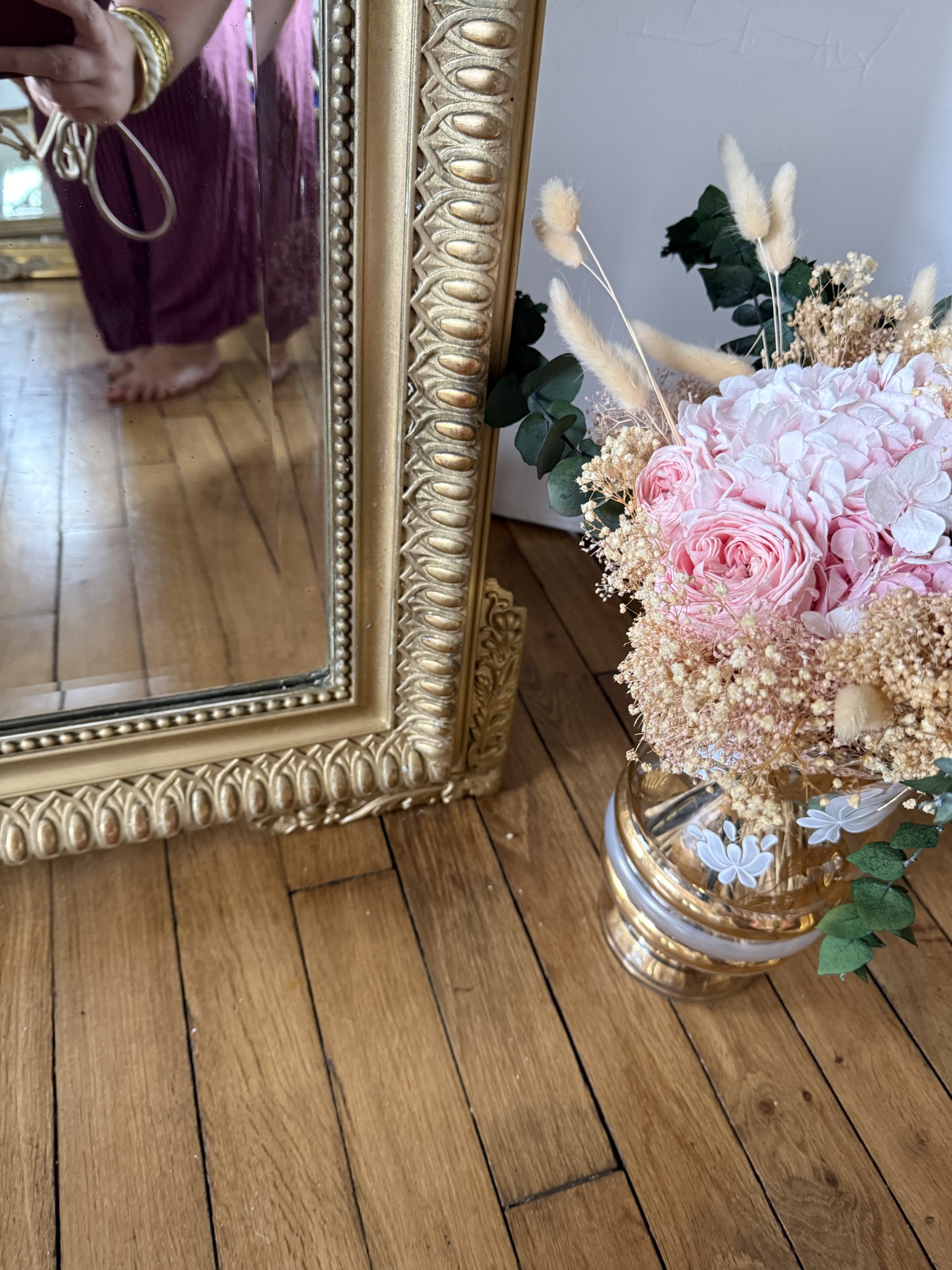 Miroir rocaille ancien – Image 9
