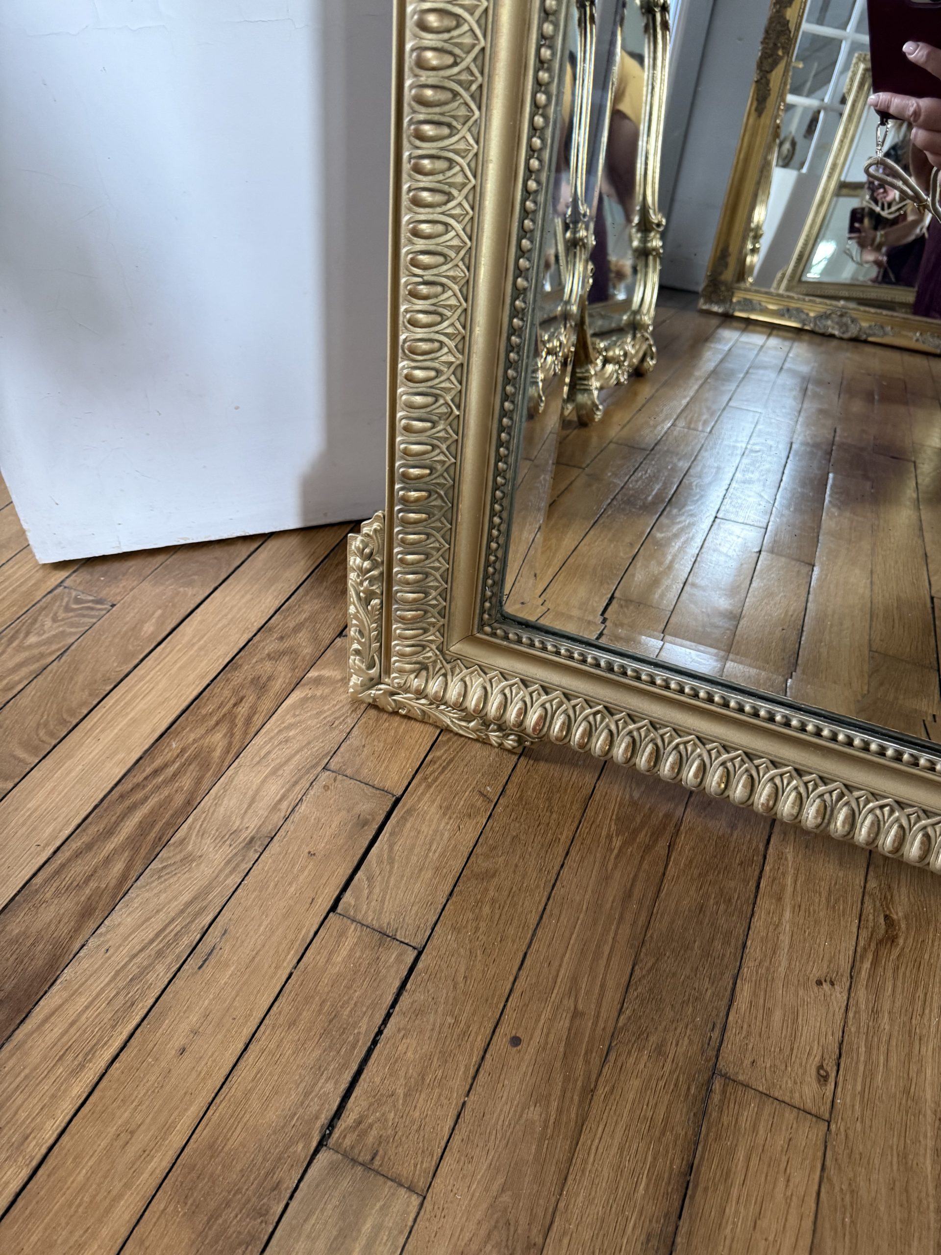 Miroir rocaille ancien – Image 2