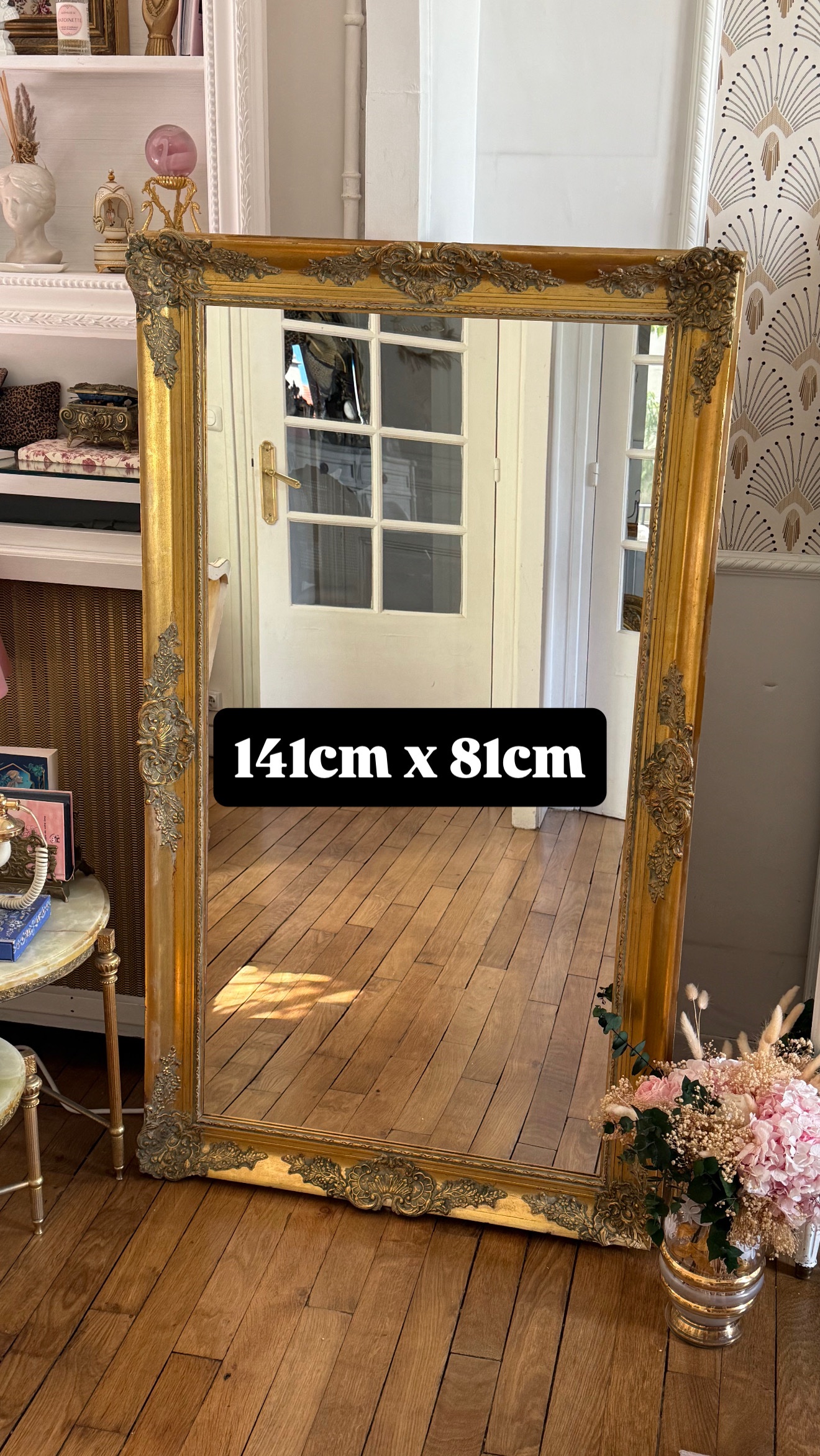 Grand miroir doré – Image 2