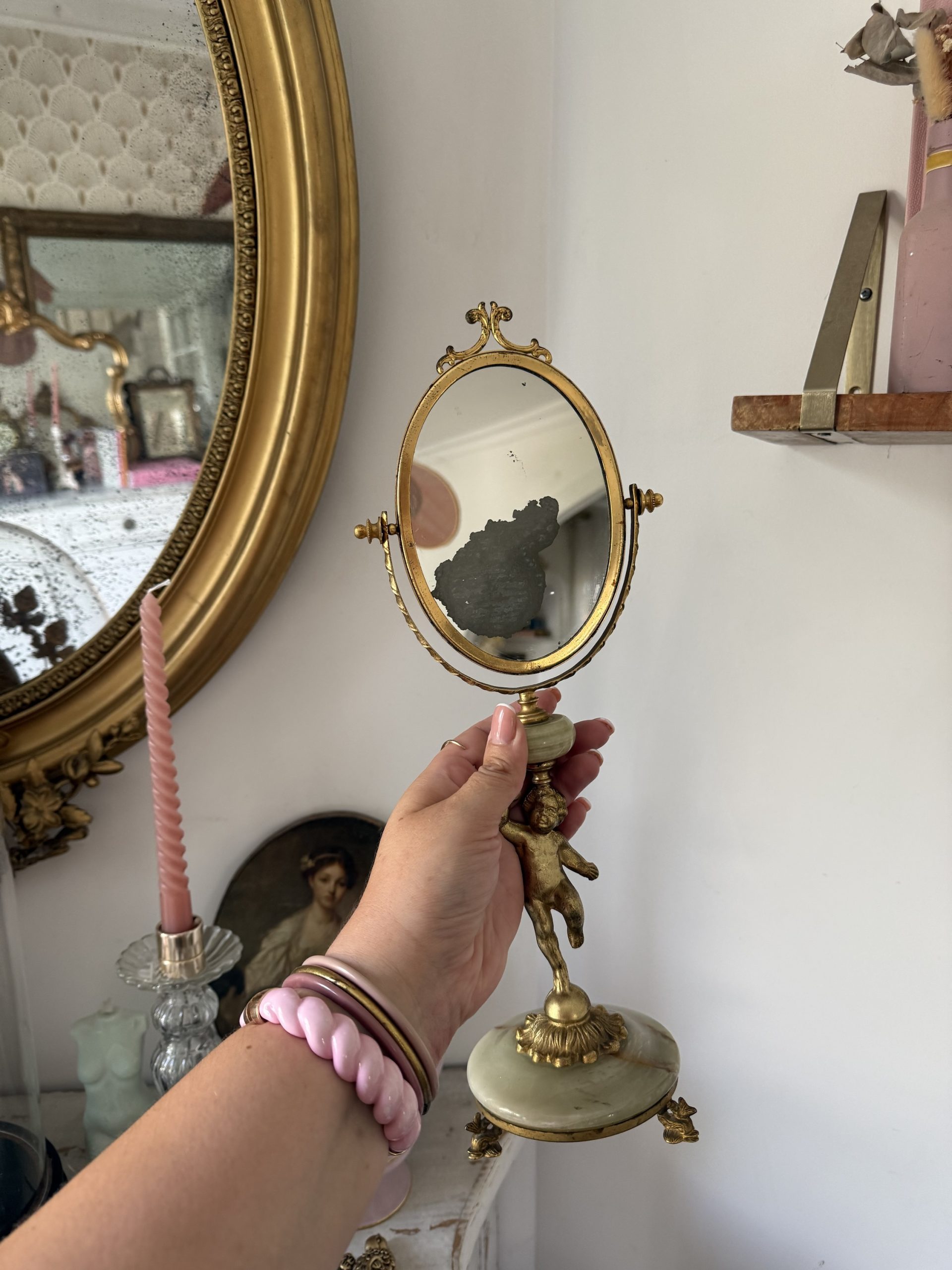 Miroir sur pied onyx – Image 8