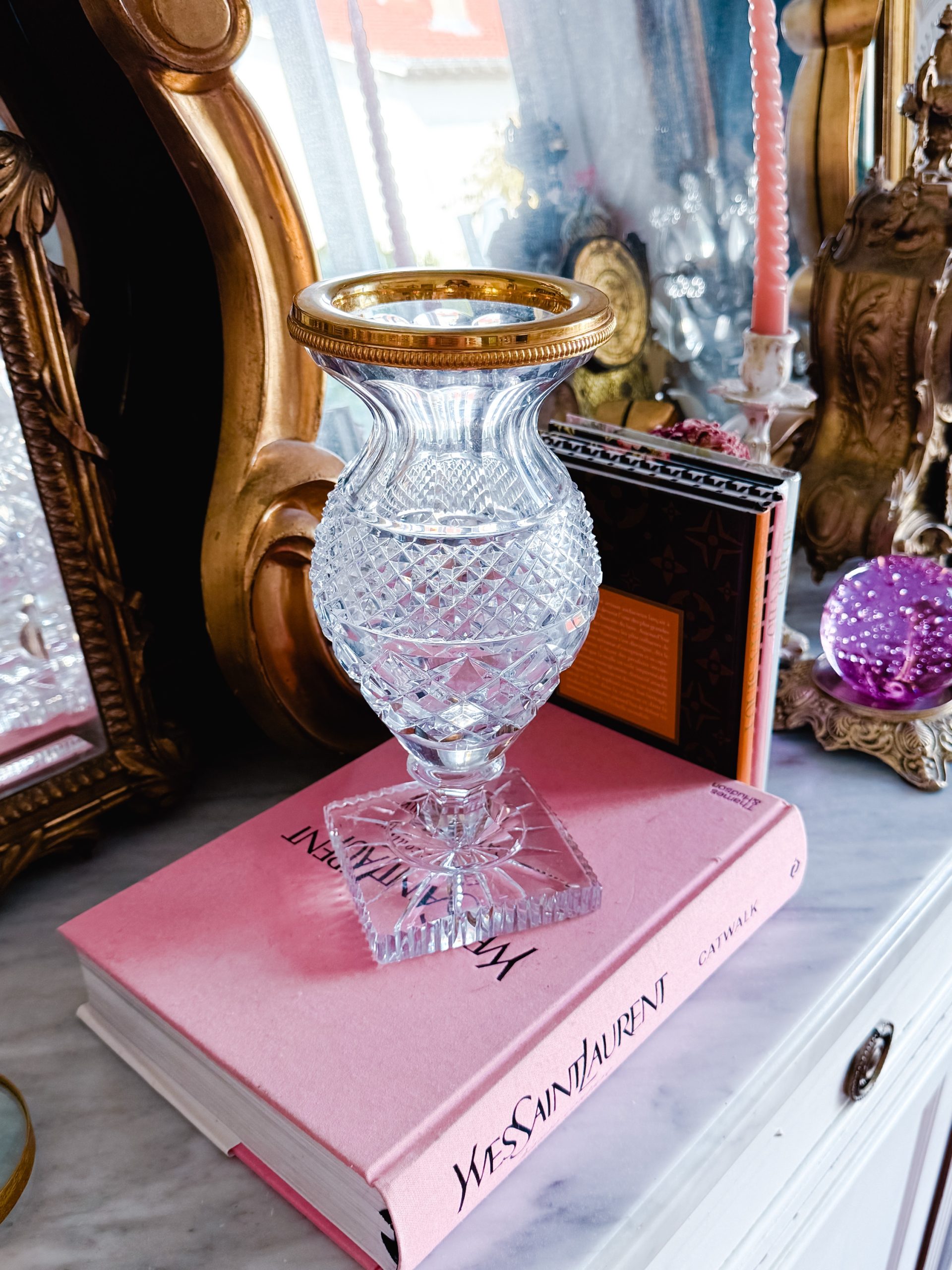 Vase en cristal