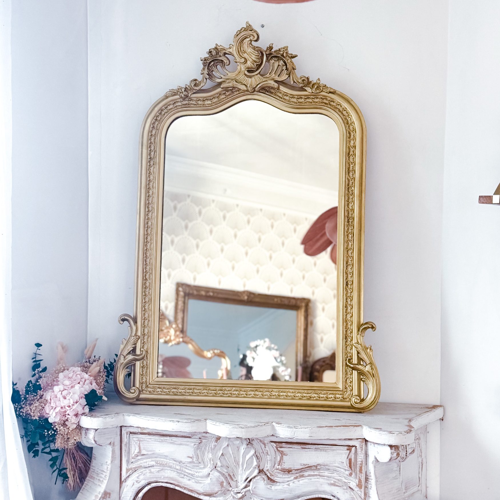 Miroir rocaille 19eme Joséphine