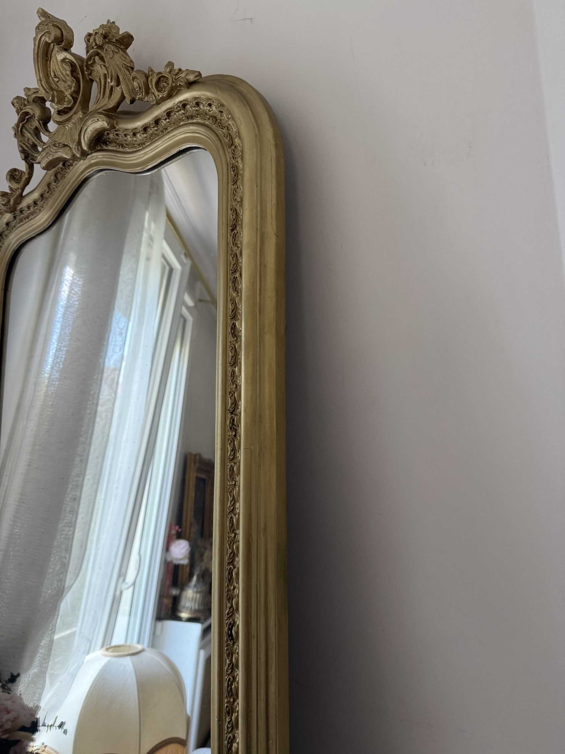 Miroir rocaille 19eme Joséphine – Image 7